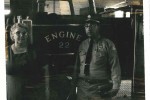 UConn Firefighter in front of engine 22 Thumbnail
