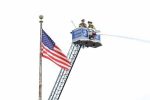 Firefighters in the crane Thumbnail